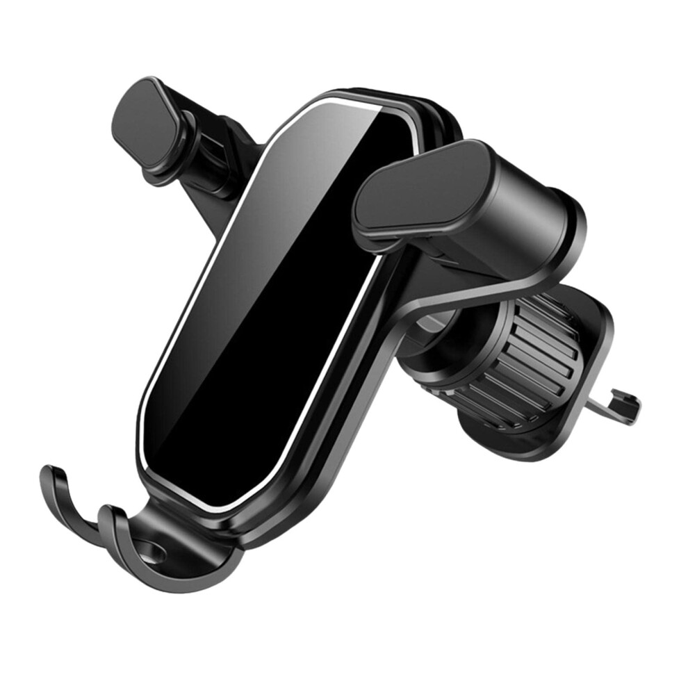 Car Phone Mount For Rearview Mirror With 360 Rotation, Anti Shake Stable Hook, 10X10cm Black 9099447156945