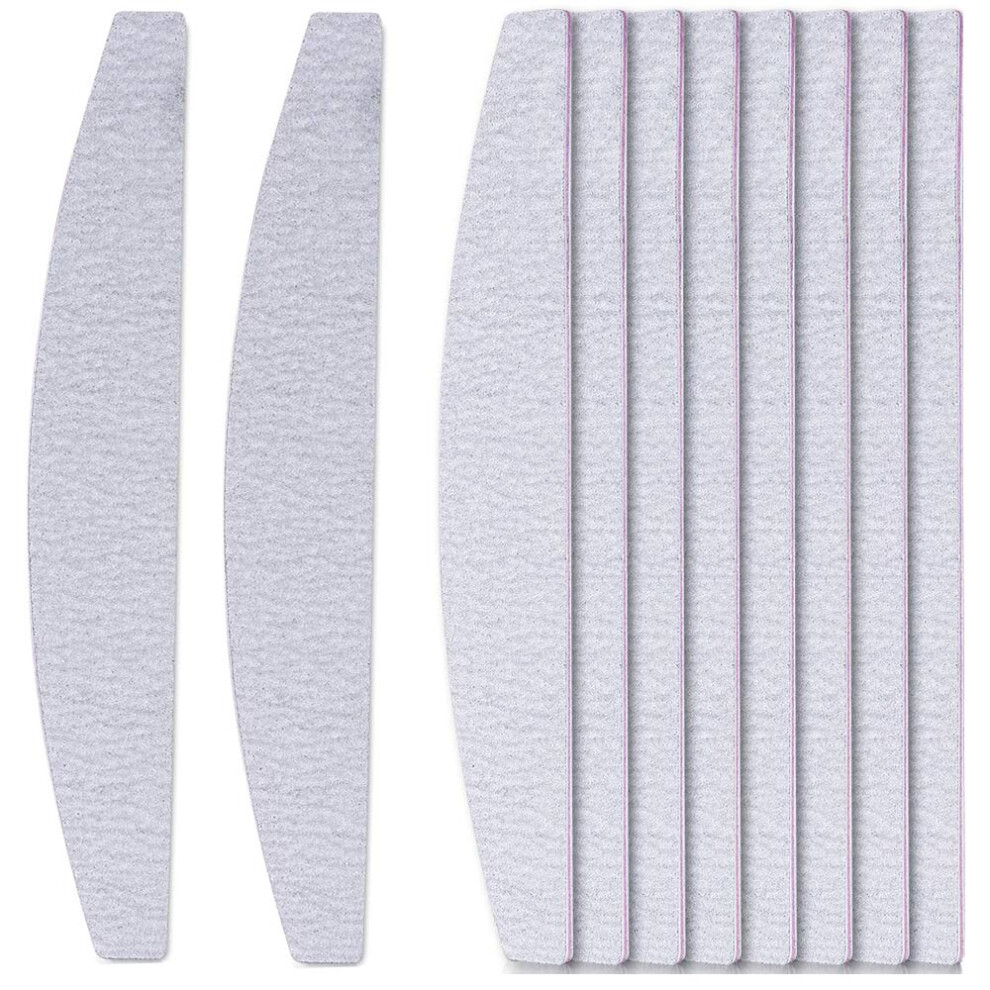10 Pack Professional DoubleSided Nail Files Emery Boards for Precise Shaping Manicure Pedicure