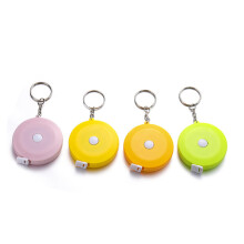 1.5m Mini Tape Measure for Body Height and Waist Precision with Durable Plastic Metal Ring Design