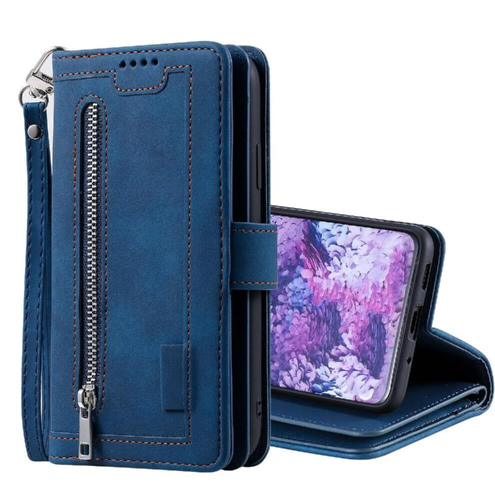 Flip Case For Compatible With Samsung Galaxy S20 Plus 9 Card Slots Pu Leather Wallet Kickstand Lanyard 9482828873317