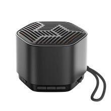 PAVEOS Subwoofer, Bluetooth Speaker with Luminous Lights, Portable Mini Audio Receiver, Compatible with Dark Gray