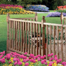 Pack of 2 Full Turned Decking Newel Post