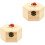 2 Pcs Hexagonal Simulation Flower Gift In Wooden Box 3