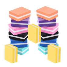 21pcs Mini Nail Buffer Blocks Set with DualSided Polishing for Smooth Surface and Gentle Shaping