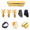 1Set Metall-Gitarrenslide Set Mit - Und Fingerschiebern, Bunt 9