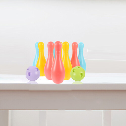 1 Set Spiele Bowling Set Für Kleinkinder Mit Bowlingkugeln 2