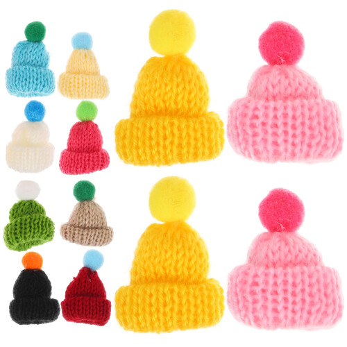 550 diy mini strickmützen handgemacht für kinder bunt 1