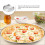 5Stk Edelstahl Pizzateller Runde Servierplatte Für Restaurant & Buffet 8