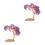 2St Amethyst Kristall Baum Für Büro Schreibtisch 4