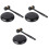 3Sets Holzgerichtshammer Schwarz Mit Ideal Für Auktion 4