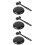 3Sets Holzgerichtshammer Schwarz Mit Ideal Für Auktion 10