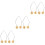 6Stk Gesicht Trainer Metall Dimple Maker Golden Komfortabel 7