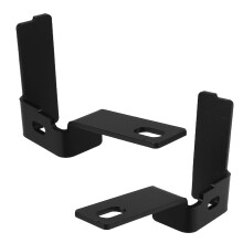 1Paar Halterung Aus Stahl Schwarz Für Deko