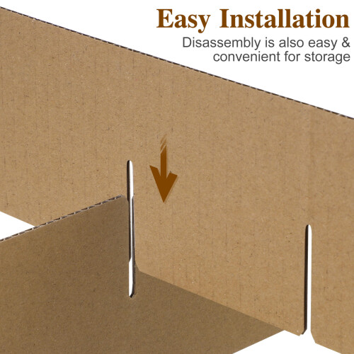 2Sets Kartonbox Trenner Khaki Für Geschirr Umzug Sicherung 2
