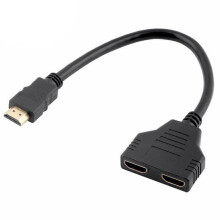 1Video Adapter Kabel Für Dual Monitor Mit Vergoldeten Steckern