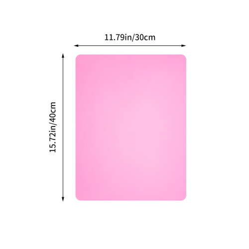 2Pièces Tapis Silicone Durable Protection Table DIY 2
