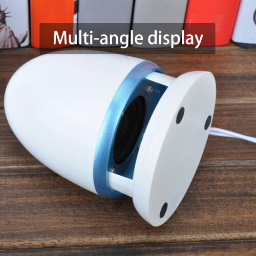 Εκπτώσεις! Μίνι ηχείο γραφείου με φως, USB, αντιπαρεμβατικό, στερεοφωνικό ήχο, 2