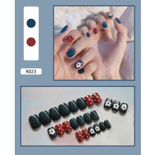 Acrylic Nail Tips Set with Multiple Sizes, Smooth Matte Full Cover False Nails for DIY Manicure