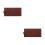 2Pièces Protection Couteau Cuisine PU Cuir Marron Manche Multifonction 3