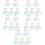 30Pièces Effaçables Double Face PVC Multicolores Pour Classe 7