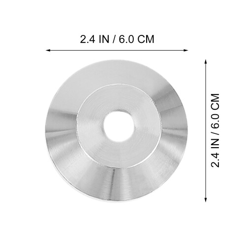 8Pièces Socle Argenté Pour Enceinte Protection Sol Durable 1