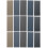75Pièces Papier Ponçage Multi-Usage Flexible Anti-Bouchage Noir 8