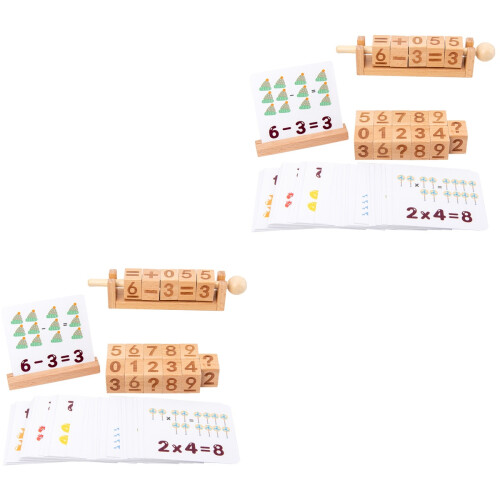 2Ensembles Jouet Cognitif En Bois Pour 2