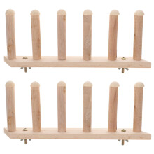 2Pièces Échelles Pour Chats En Bois Beige Design Antidérapant