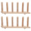 2Pièces Échelles Pour Chats En Bois Beige Design Antidérapant 1
