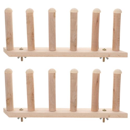 2Pièces Échelles Pour Chats En Bois Beige Design Antidérapant