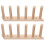2Pièces Échelles Pour Chats En Bois Beige Design Antidérapant 6