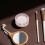 Highlighter Poudre Compacte En Forme De Rose Argent Pour Pommettes 4
