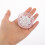 Highlighter Poudre Compacte En Forme De Rose Argent Pour Pommettes 6