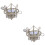 2Pièces Clip Microphone Argent Anti-Vibrations Pour Chant Et Jeux 7