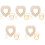 5Ensembles Accessoires Macramé En Bois Khaki Pour Trimming 4
