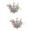 2Pièces Clip Microphone Argent Anti-Vibrations Pour Chant Et Jeux 8