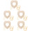 5Ensembles Accessoires Macramé En Bois Khaki Pour Trimming 7