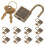 50Ensembles Métal Marron Clair Coffre Pirate 2