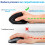 2.4G Wireless Vertical USB 6 Keys Mouse Ergonomic Design Optical 2400DPI Mice, Mouse 6