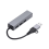Κάρτα δικτύου αλουμινίου Gigabit1000Mbps3Port3.0HUB2in1Cable USB-C σε RJ45Κάρτα δικτύου χωρίς 3