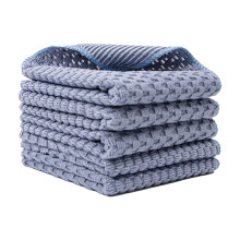 Tahtuvzn Pinstripe Cleaning Wipes, Multifunctional Kitchen Microfibre Towels, Thick Dishwashing Cloth, Household Cleaning Tools - Gifts for Mother