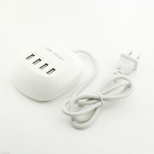 DO 1pcs Stiall Cumhachta Muirir Thapa USB US4-Port Mol Luchtaire Deisce Taistil Balla
