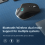 Wireless Mouse Bluetooth 5.0 Mouse 2.4G Wireless Portable Optical Mouse Ergonomic Right Hand Computer Mice Gray 5