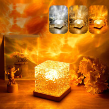 Giyblacko Ocean Wave Projectorlamp, 16 kleuren, Midnight Aura Lamp met afstandsbediening, oplaadbaar, geschikt voor diverse omgevingen