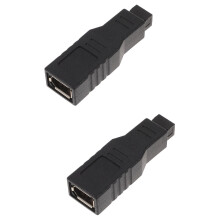 2 PCS Adapter 400 to 800 Converter Adapter Cable for Scanner Computer Accessory Lapdesk FW800 Cable