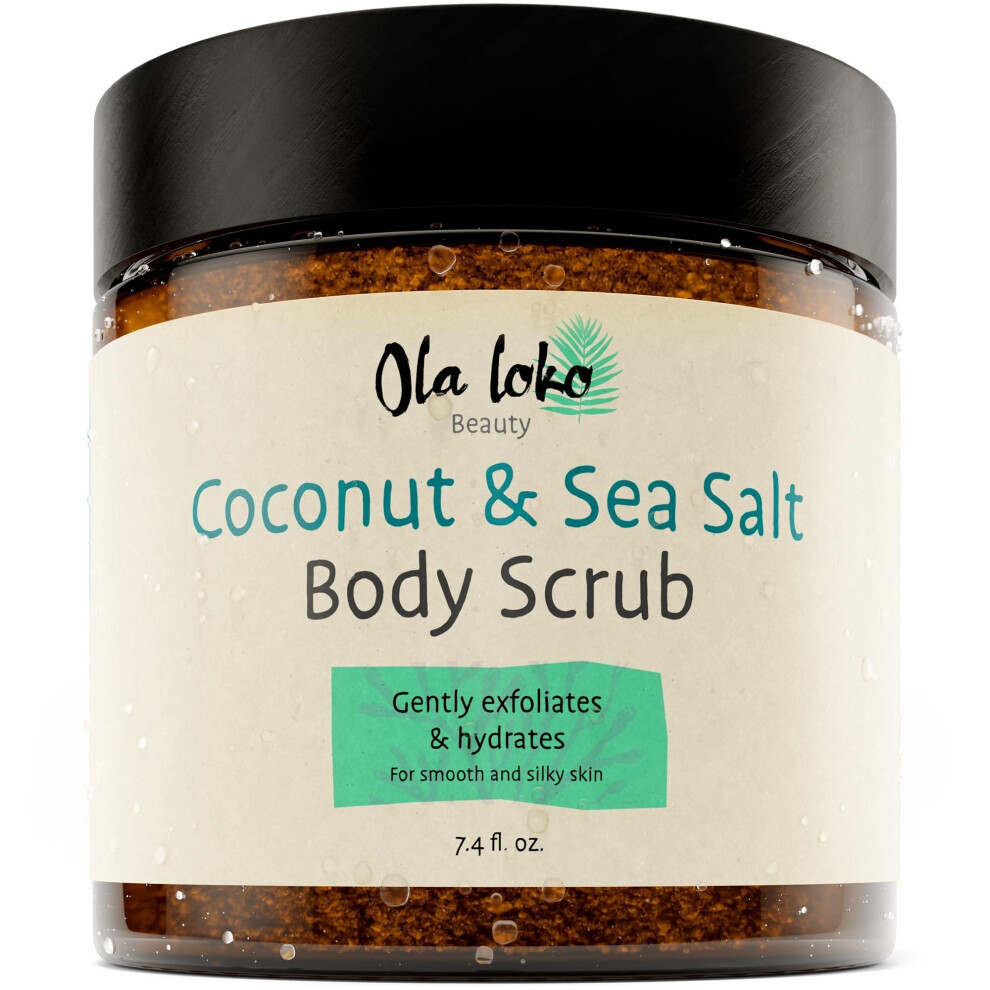 Ola Loko Coconut Sea Salt Body Scrub 220ml