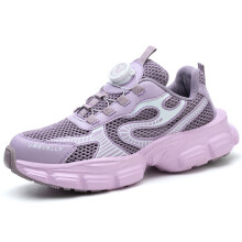 Women's Steel Toe Safety Shoes Lightweight Breathable Puncture Resistant Work Trainers 4 UK Purple