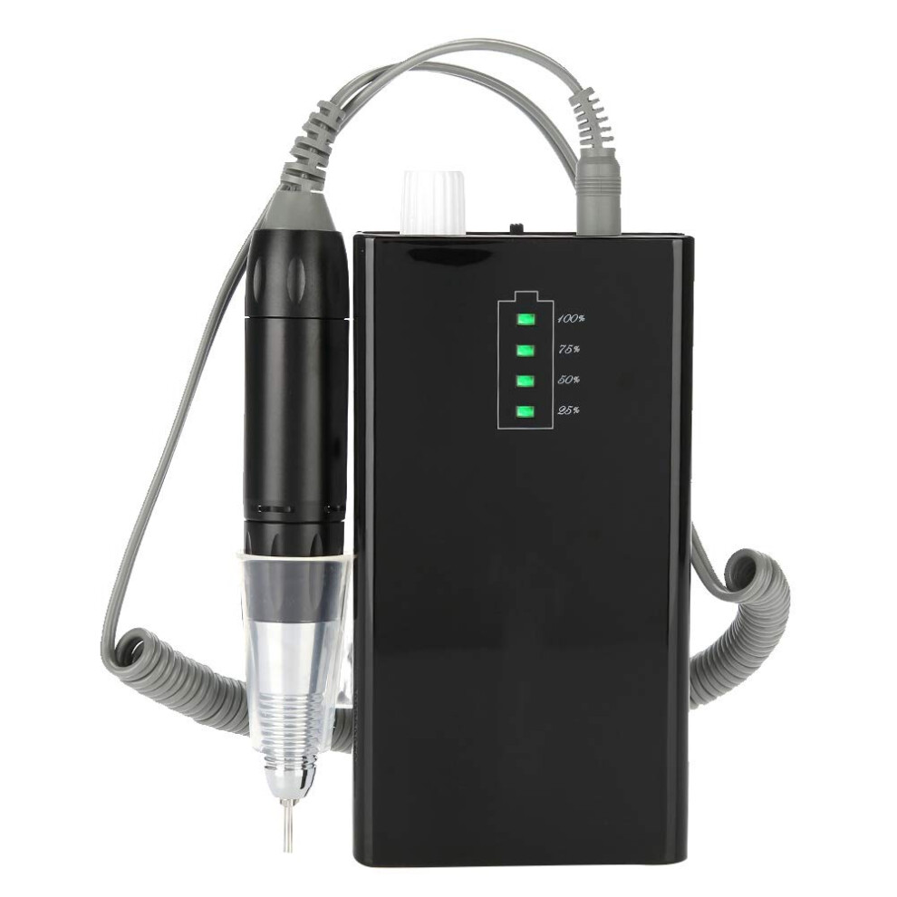 Electric Nail Drill 30000 RPM Rechargeable Cordless Professional Kit for Acrylic Nails Manicure Pedicure