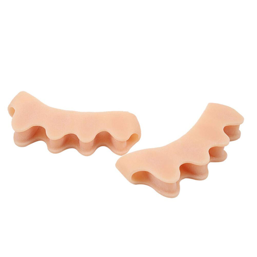 Ergonomic SEBS Toe Separators and Bunion Corrector for Yoga, Walking, Pedicure, AllDay Comfort