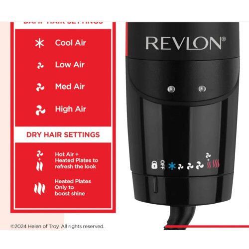 Helen Of Troy Revlon One-Step Air Straight RVDR5330E czarny 2